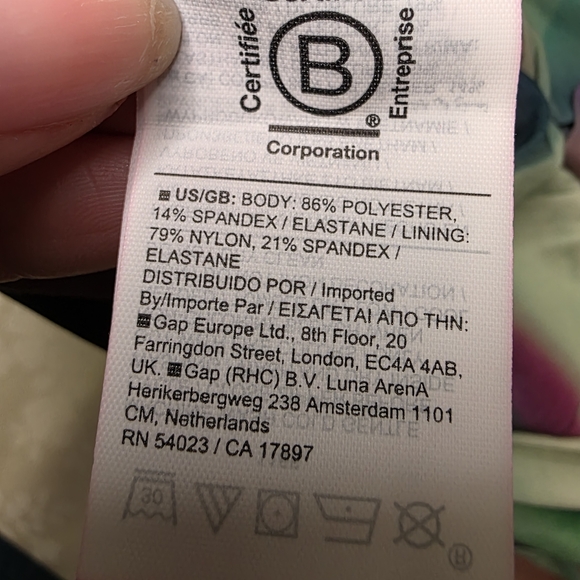 Athleta x Alicia Keys Enlighten Up Jumpsuit Watercolor Print Size 4 - Picture 13 of 14